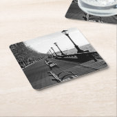 Batteriehauptstadt I Rechteckiger Pappuntersetzer (angewinkelt)