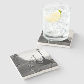 Batteriehauptstadt I Steinuntersetzer (Seitenansicht)