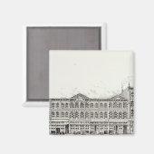 Batteriehaus West und Kalifornien Magnet (Vorderseite/Rückseite)