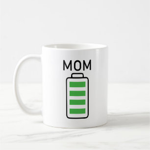 Batterieladung Vollstumme Tasse Geschenk für Mamma