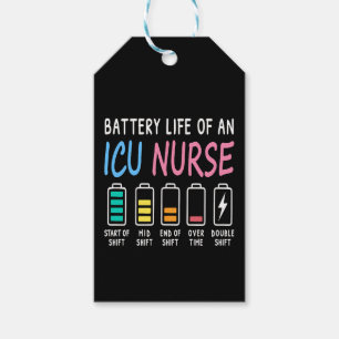 Batterielebensdauer eines Humorcharts für ICU-Kran Geschenkanhänger