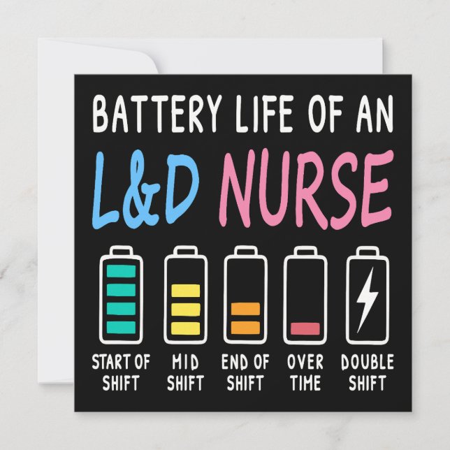 Batterielebensdauer eines L&D-Krankenschwester Hum (Vorderseite)