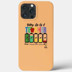 Batterielebensdauer eines Lehrers Lustiges Lehrerl Case-Mate iPhone Hülle