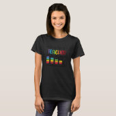 Batterielebensdauer eines Lehrers T-Shirt (Vorne ganz)