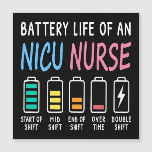 Batterielebensdauer eines NICU-Krankenschwester Hu Magnetkarte