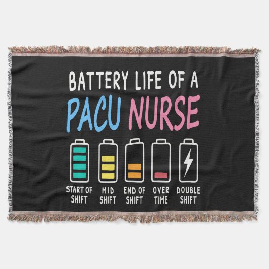 Batterielebensdauer eines PACU-Krankenpflegers auf Decke (Vorderseite)