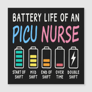 Batterielebensdauer eines PICU-Krankenschwester-Hu Magnetkarte