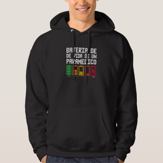 Batterielebensdauer eines Rettungssanitäters Hoodie (Vorderseite)