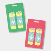 Batterien Ausweis (Vorder- & Rückseite)