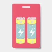 Batterien Ausweis (Rückseite)