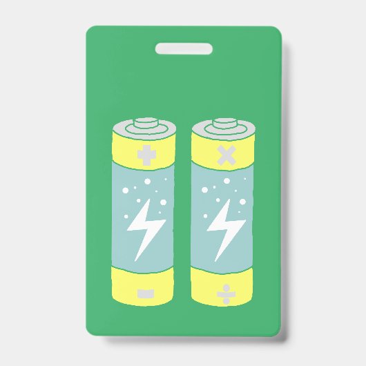 Batterien Ausweis (Vorderseite)