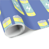 Batterien Geschenkpapier (Rolleneckpunkt)