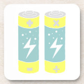 Batterien Getränkeuntersetzer (Vorderseite)