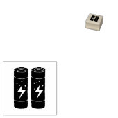 Batterien Gummistempel (Stempel)