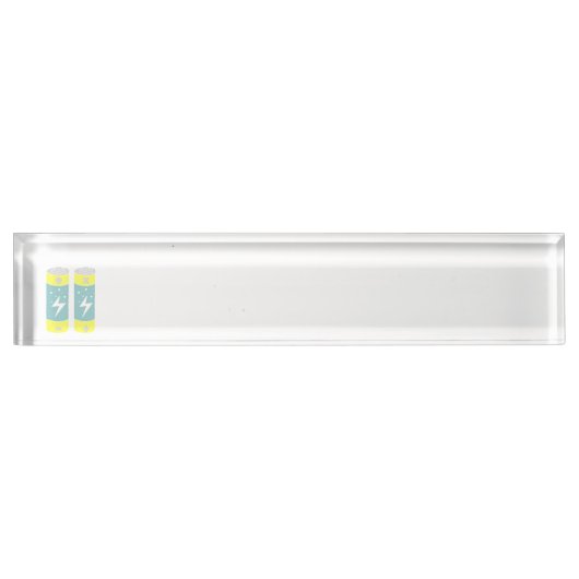 Batterien Namensplakette (Vorderseite)