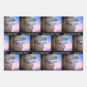 Batteriepark von Staten Island Ferry NYC Geschenkpapier Set (Vorderseite)