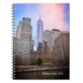 Batteriepark von Staten Island Ferry NYC Postkarte Notizblock (Vorderseite)