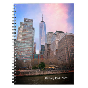Batteriepark von Staten Island Ferry NYC Postkarte Notizblock