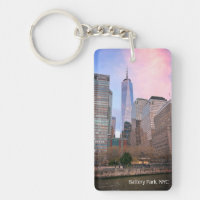 Batteriepark von Staten Island Ferry NYC Postkarte