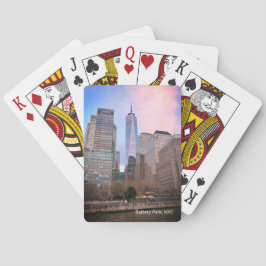 Batteriepark von Staten Island Ferry NYC Postkarte Spielkarten