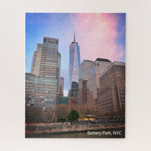 Batteriepark von Staten Island Ferry NYC Puzzle