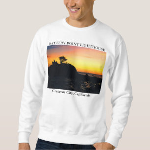 Batteriepunkt Leuchtturm, Crescent City California Sweatshirt