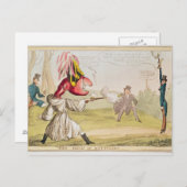 Batteriesektor, 1829 postkarte (Vorne/Hinten)