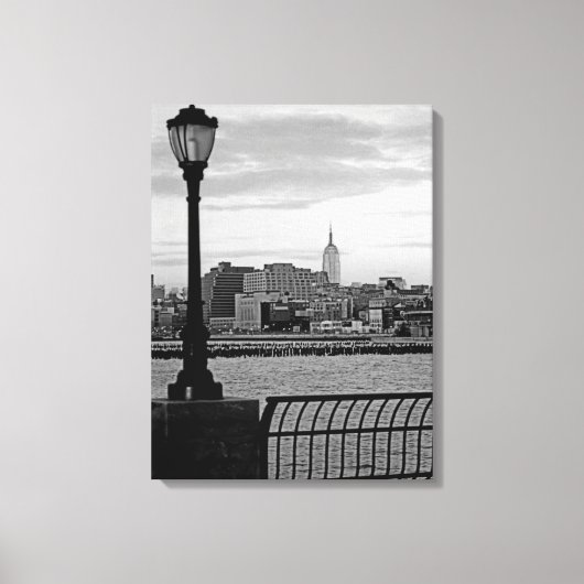 Batteriespeicher Stadt II Leinwanddruck (Vorderseite)