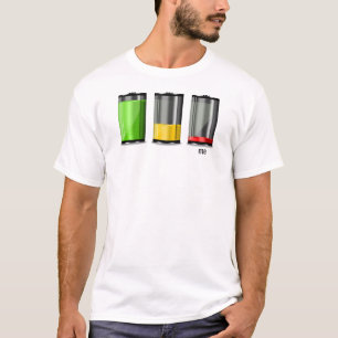 Batteriespiegel, ich niedrig T-Shirt