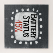 Batteriestatus 15 % Jigsaw-Puzzle Puzzle (Horizontal)