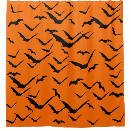 BATTERN HALLOWEEN SEAMLESS-DUVET-DECKER DUSCHVORHANG (Vorderseite)