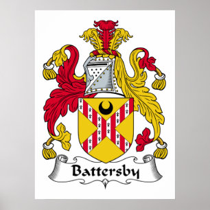 Battersby Familienwappen Poster