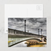 Battersea Bridge London Postkarte (Vorne/Hinten)