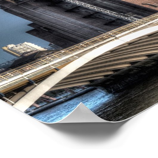 Battersea London Landscape Poster (Ecke)