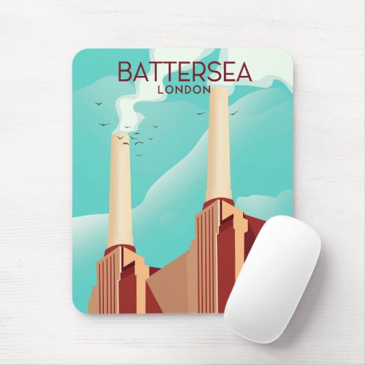Battersea London Mousepad (Mit Mouse)