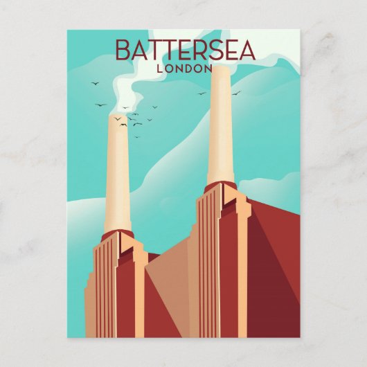 Battersea London Postkarte (Vorderseite)