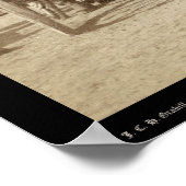 Battery E of 1st Artillery & Hotchkiss Gun SD 1891 Poster (Ecke)