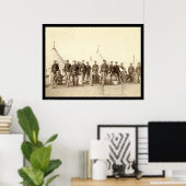 Battery E of 1st Artillery & Hotchkiss Gun SD 1891 Poster (Heimbüro)