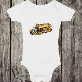 Battery Father Son Bodysuit Baby Strampler