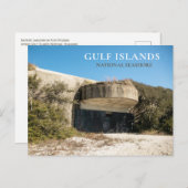 Battery Langdon, Fort Pickens, Gulf Islands NS Postkarte (Vorne/Hinten)