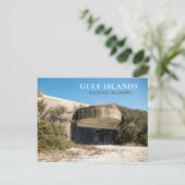 Battery Langdon, Fort Pickens, Gulf Islands NS Postkarte (Stehend Vorderseite)