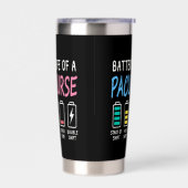 Battery life of a PACU nurse levels humor Thermobecher (Links)