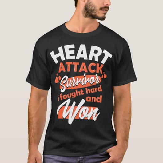 Battery Operated Pacemaker Recipient Heart Attack T-Shirt (Vorderseite)
