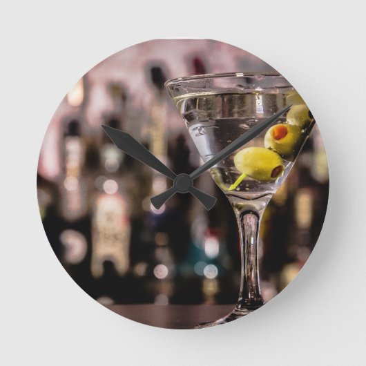 BATTERY OPERATED WALL CLOCK RUNDE WANDUHR (Vorderseite)