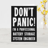 Battery Storage System Engineer Tank Top  Karte (Gelbe Blume)