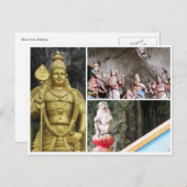 Batthöhlen dreifach postkarte (Vorne/Hinten)