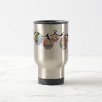 "Batties auf einer Rebe" Tasse