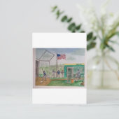 Batting Practice Postkarte (Stehend Vorderseite)