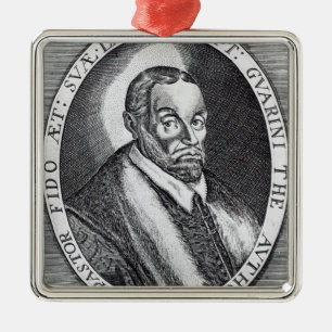 Battista Guarini, Frontispiz zu 'IL-Pastor Ornament Aus Metall