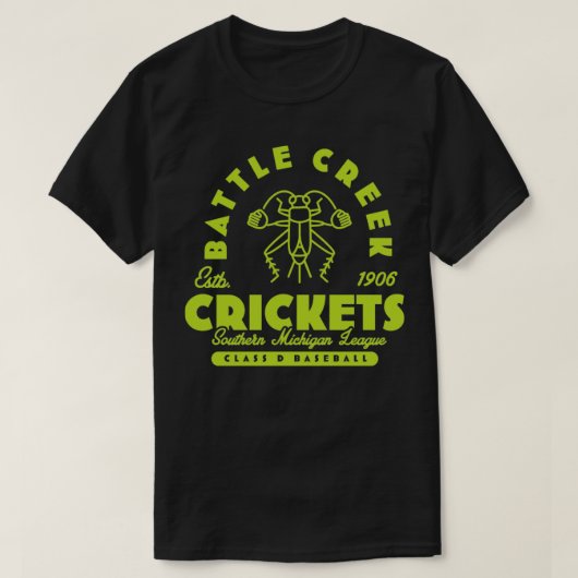 Battle Creek Crickets T-Shirt (Design vorne)
